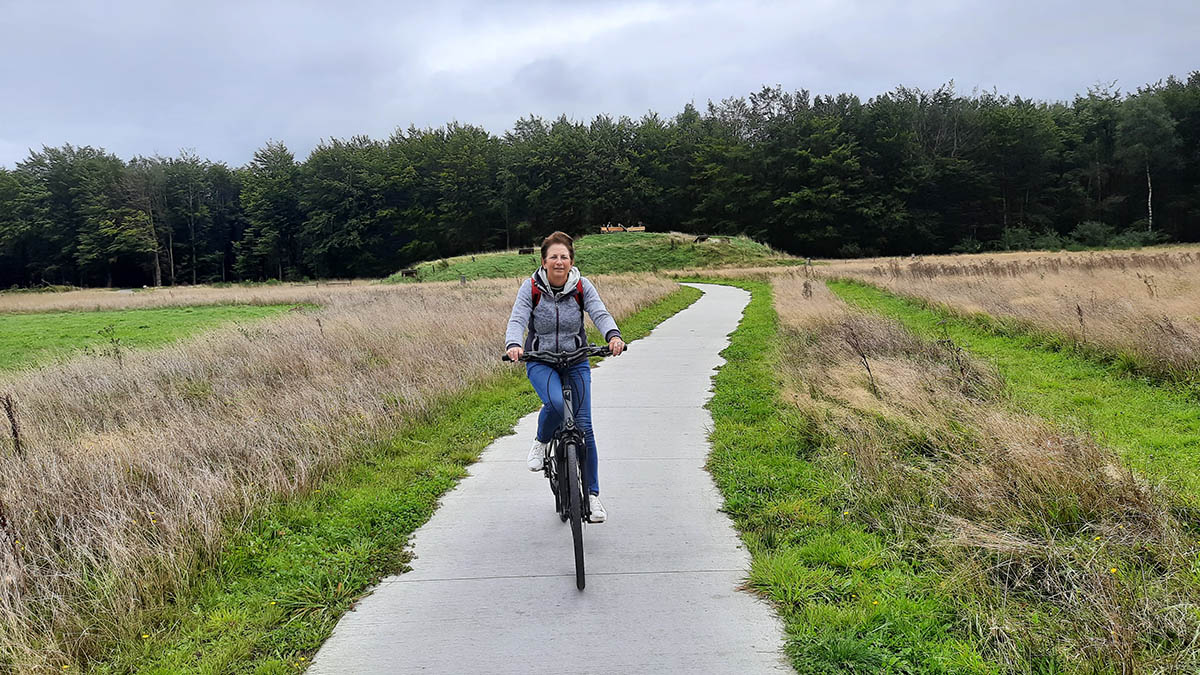 Gina Mom - fietsen in het Drents-Friese Wold